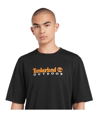 Timberland T-shirt avec impression graphique et protection UV Extrieur noir