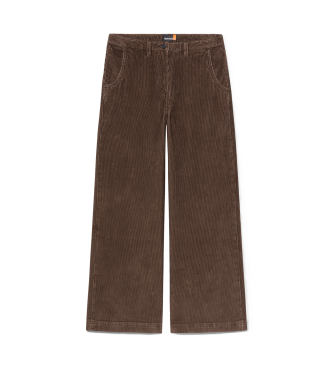 Timberland Brune fljlsbukser med brede ben
