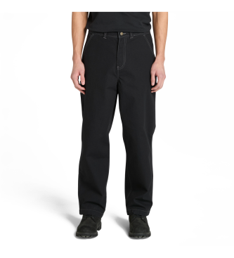 Timberland Pantaln Washed Duck Canvas Carpenter negro