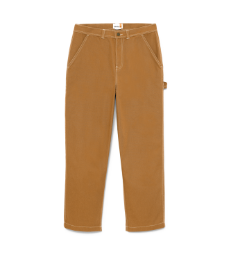 Timberland Pantaln Washed Duck Canvas Carpenter marrn