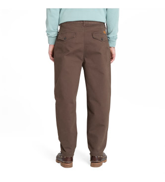 Timberland Pantaloni in velluto marrone Claremont