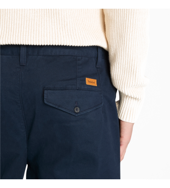 Timberland Pantaloni in velluto blu navy Claremont