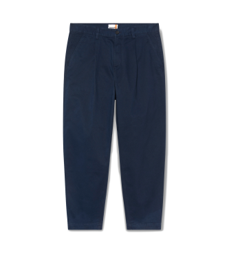 Timberland Pantaloni in velluto blu navy Claremont