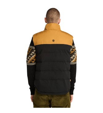 Timberland Chaleco acolchado, impermeable y resistente Welch Mountain negro, amarillo