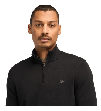 Timberland Williams River quarter-zip navy jumper