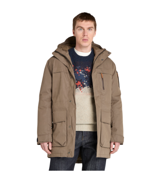 Timberland Wilmington down parka rjava