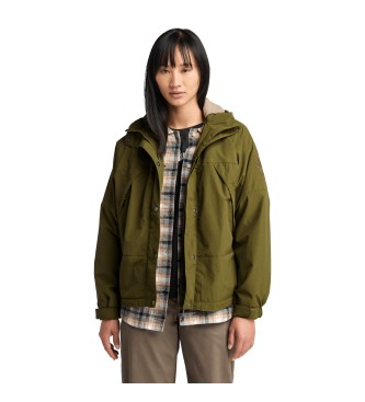 Timberland Chaqueta impermeable con forro polar Winnick verde