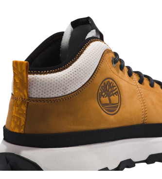 Timberland Winsor yellow leather lace-up trainers  