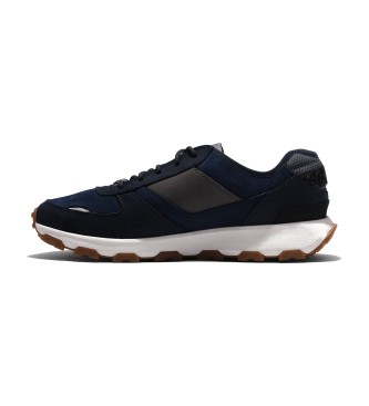 Timberland Winsor Park navy leather lace-up low top trainers