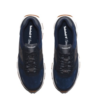 Timberland Baskets basses  lacets en cuir Winsor Park, bleu marine