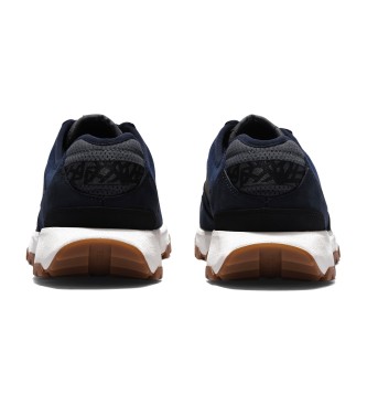 Timberland Baskets basses  lacets en cuir Winsor Park, bleu marine