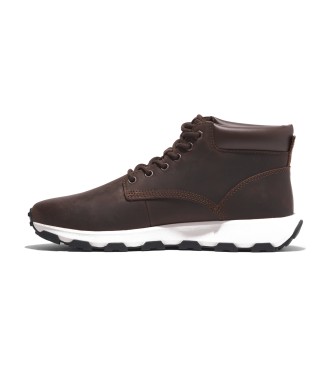 Timberland Winsor Park Mid Lace Up trningsskor i brunt lder