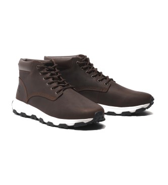 Timberland Winsor Park Mid Lace Up trningsskor i brunt lder