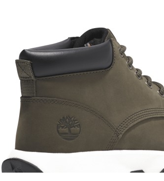 Timberland Zielone skórzane buty sportowe Winsor Park