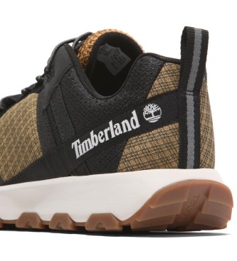 Timberland Winsor vattentta snrskor med lg topp svart, gul 