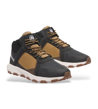 Timberland Winsor Trail Mid leren schoenen groen