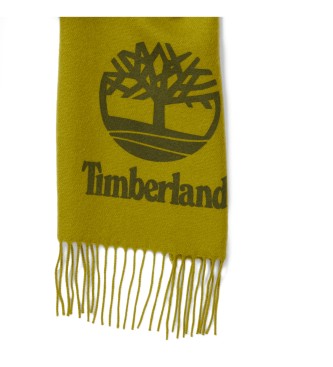 Timberland Garengeverfde sjaal met groene logoprint