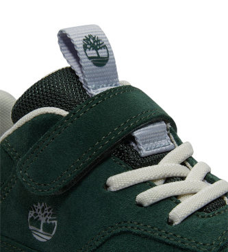 Timberland Sapatos de couro com fecho de velcro Verde Stone Jump