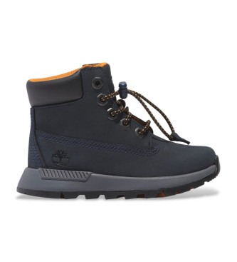 Timberland Killington Trekker chaussures en cuir  mi-mollet marine avec laage lastique