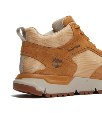 Timberland Sneakers Voyager Park in pelle marrone a met polpaccio