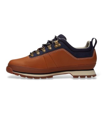 Timberland Braune Euro Hiker-Lederschuhe
