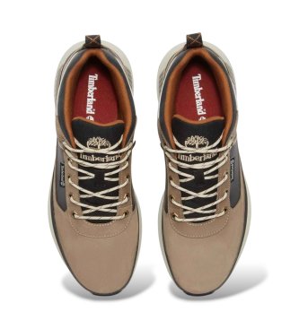Timberland Sapatilhas de couro Field Trekker Low castanho