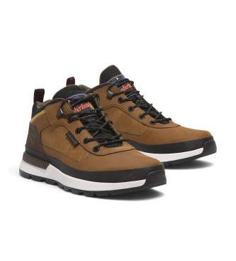 Timberland Tênis de couro Field Trekker marrom