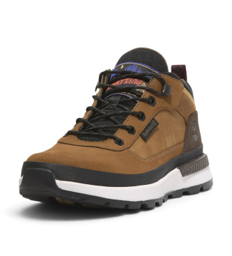 Timberland Tênis de couro Field Trekker marrom