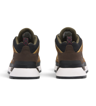 Timberland Tênis de couro Field Trekker marrom