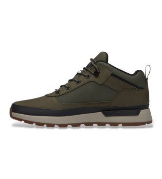 Timberland Baskets en cuir Field Trekker vertes