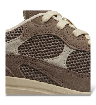 Timberland Hazel Lane taupe leather sneakers