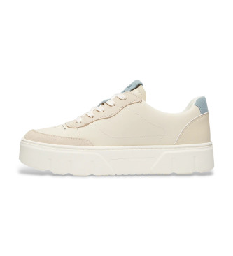 Timberland Sapatilhas de couro Laurel Court bege