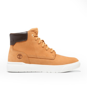 Timberland Zapatillas de piel media caa Seneca Bay marrn