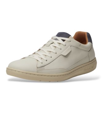 Timberland Portofino Pier Ledersneaker in Gebrochenem Weiß