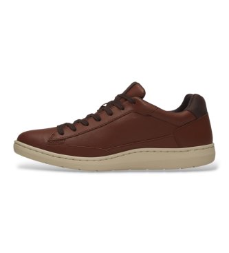 Timberland Skórzane trampki Portofino Pier w kolorze brązowym