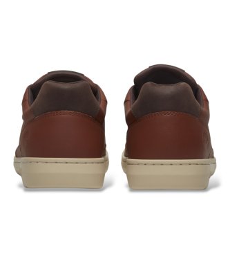 Timberland Skórzane trampki Portofino Pier w kolorze brązowym