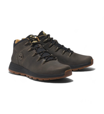 Timberland Tnis Sprint Trekker em pele castanho