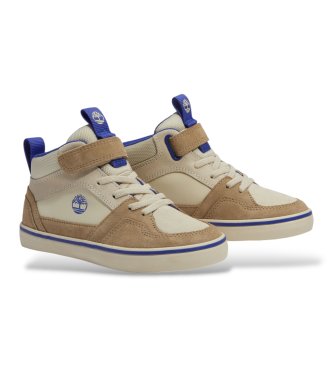 Timberland Beżowe skórzane trampki Stone Jump