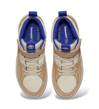 Timberland Beżowe skórzane trampki Stone Jump