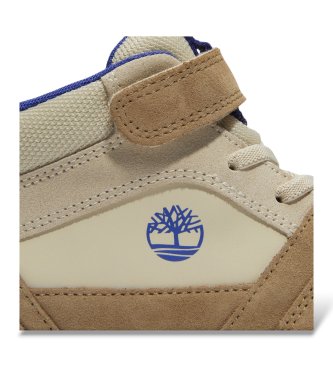Timberland Beżowe skórzane trampki Stone Jump