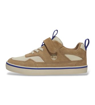 Timberland Beżowe skórzane trampki Stone Jump