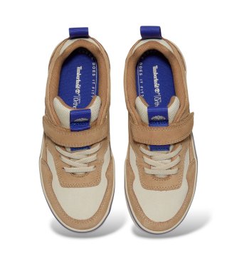 Timberland Beżowe skórzane trampki Stone Jump