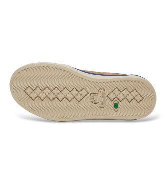 Timberland Beżowe skórzane trampki Stone Jump
