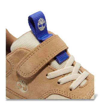 Timberland Beżowe skórzane trampki Stone Jump
