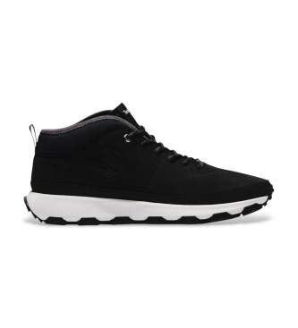 Timberland Zapatillas de piel Winsor negro