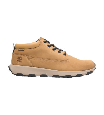 Timberland Tnis de couro castanho Winsor Park