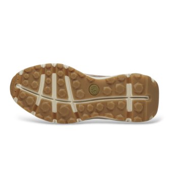 Timberland Hazel Lane beige leather sneakers