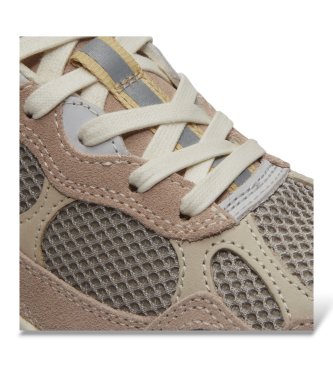 Timberland Hazel Lane beige leather sneakers