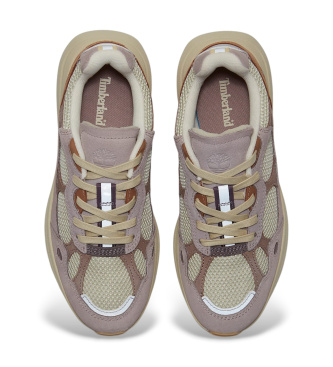 Timberland Hazel Lane slippers in beige, pink leather