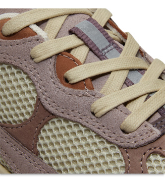 Timberland Hazel Lane slippers in beige, pink leather